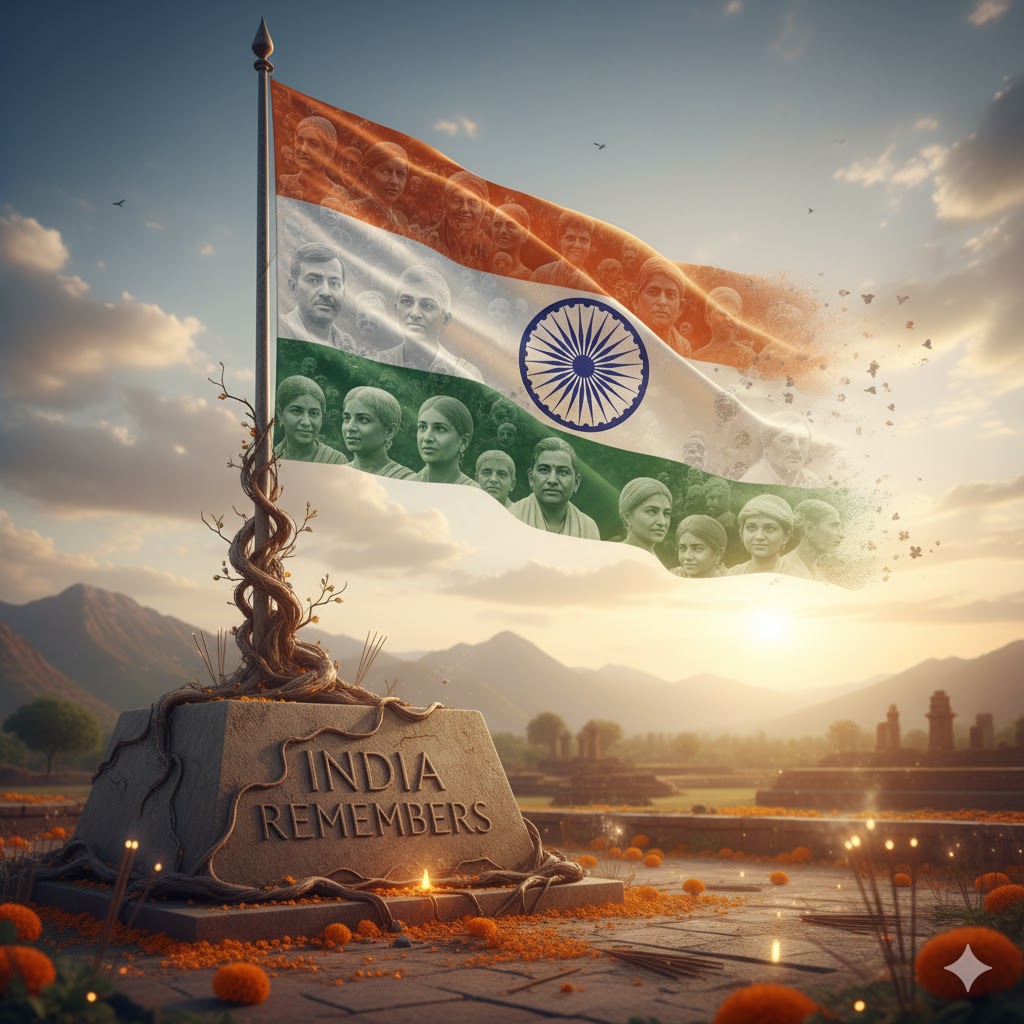 India Remembers logo
